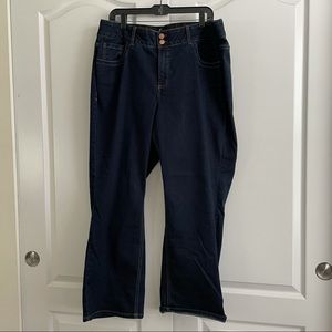 EUC Lane Bryant Straight Leg Jeans 18 SHORT